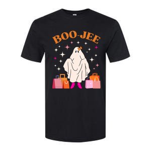 Boo Jee Boujee Funny Halloween Cute Boo Ghost Spooky Costume Softstyle CVC T-Shirt