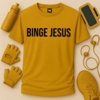 Binge Jesus Cooling Performance Crew T-Shirt