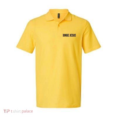 Binge Jesus Softstyle Adult Sport Polo