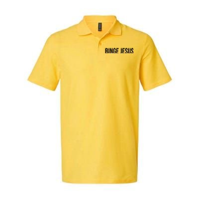 Binge Jesus Softstyle Adult Sport Polo