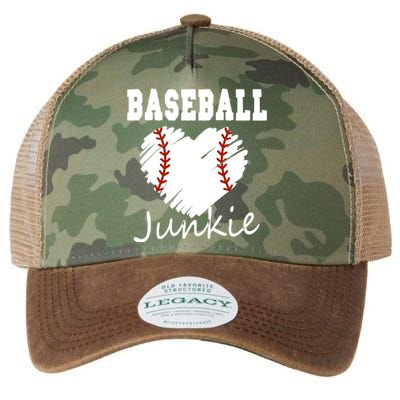 Baseball Junkie Baseball Fan Gift Legacy Tie Dye Trucker Hat