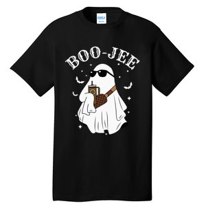 Boo Jee Boujee Cute Ghost Spooky Funny Halloween Costume Tall T-Shirt