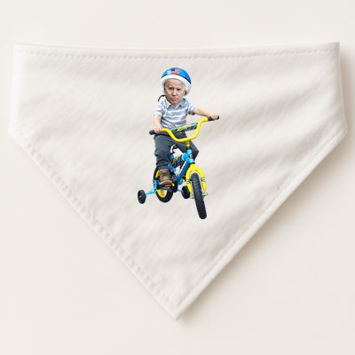 Baby Joe Biden On Tricycle Funny Joe Biden Bike USA-Made Doggie Bandana