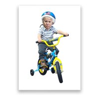 Baby Joe Biden On Tricycle Funny Joe Biden Bike Poster