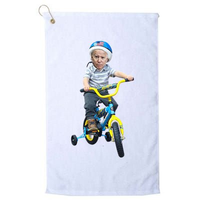 Baby Joe Biden On Tricycle Funny Joe Biden Bike Golf Towel