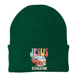 Boho Jesus-Revolution, Christian Faith Based Jesus Costume Knit Cap Winter Beanie