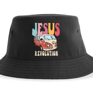 Boho Jesus-Revolution, Christian Faith Based Jesus Costume Sustainable Bucket Hat