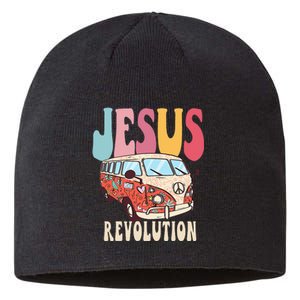 Boho Jesus-Revolution, Christian Faith Based Jesus Costume Sustainable Beanie