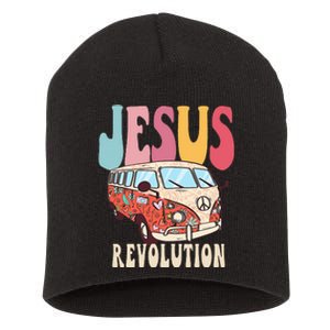 Boho Jesus-Revolution, Christian Faith Based Jesus Costume Short Acrylic Beanie