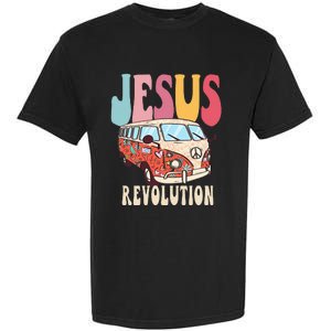 Boho Jesus-Revolution, Christian Faith Based Jesus Costume Garment-Dyed Heavyweight T-Shirt