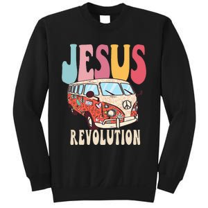 Boho Jesus-Revolution, Christian Faith Based Jesus Costume Sweatshirt