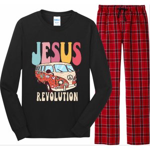 Boho Jesus-Revolution, Christian Faith Based Jesus Costume Long Sleeve Pajama Set