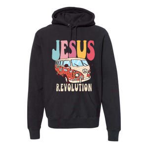 Boho Jesus-Revolution, Christian Faith Based Jesus Costume Premium Hoodie