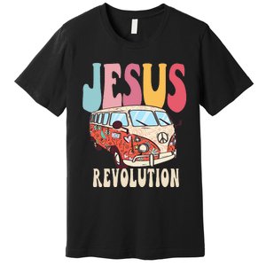 Boho Jesus-Revolution, Christian Faith Based Jesus Costume Premium T-Shirt