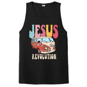 Boho Jesus-Revolution, Christian Faith Based Jesus Costume PosiCharge Competitor Tank