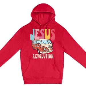 Boho Jesus-Revolution, Christian Faith Based Jesus Costume Premium Pullover Hoodie