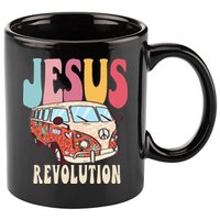 Boho Jesus-Revolution Christian Faith Based Jesus 11oz C Handle Ceramic Mug