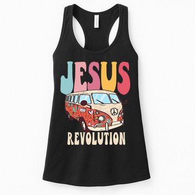 Boho Jesus-Revolution Christian Faith Based Jesus Womens Tank Top