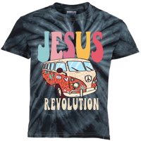 Boho Jesus-Revolution Christian Faith Based Jesus Kids Tie-Dye T-Shirt