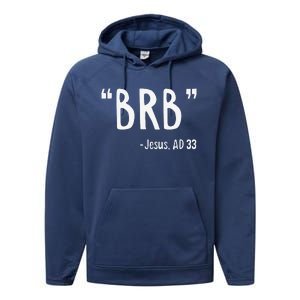 BRB Jesus Christ Resurrection Christianity Gospel Christian Performance Fleece Hoodie