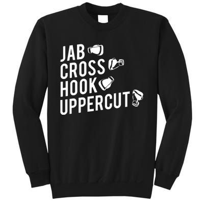 Boxing Jab Cross Hook Uppercut Boxer Tee 6848 Sweatshirt