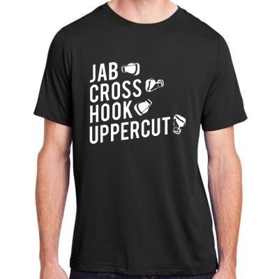 Boxing Jab Cross Hook Uppercut Boxer Tee 6848 Adult ChromaSoft Performance T-Shirt