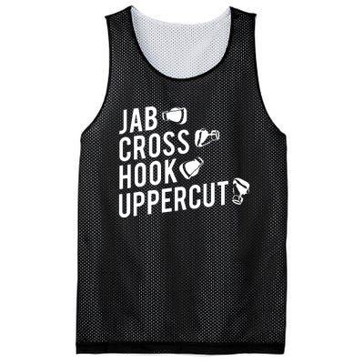 Boxing Jab Cross Hook Uppercut Boxer Tee 6848 Mesh Reversible Basketball Jersey Tank