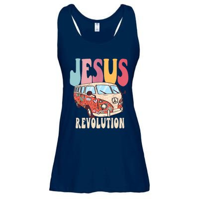 Boho JesusRevolution, Christian Faith Based Jesus Costume Ladies Essential Flowy Tank