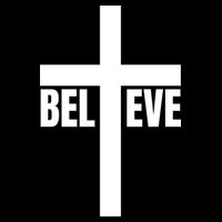 Believe Jesus Christ Cross Easter Faith Doggie Tank