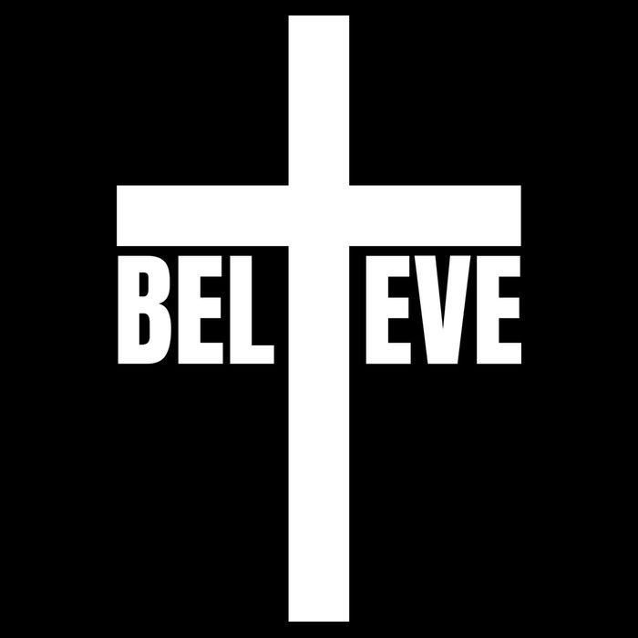 Believe Jesus Christ Cross Easter Faith Doggie Tank