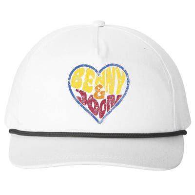 Benny & Joon Coorful Heart Shaped Snapback Five-Panel Rope Hat