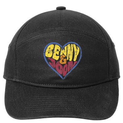 Benny & Joon Coorful Heart Shaped 7-Panel Snapback Hat