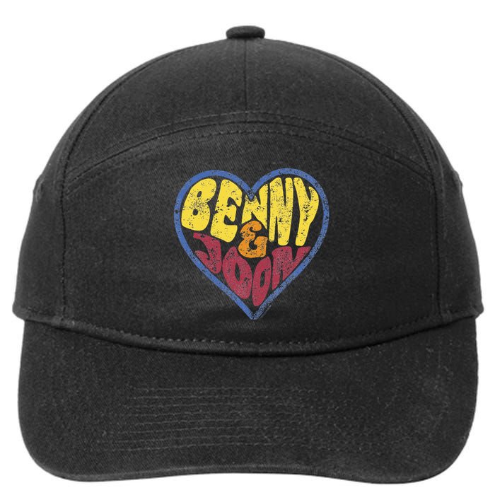 Benny & Joon Coorful Heart Shaped 7-Panel Snapback Hat