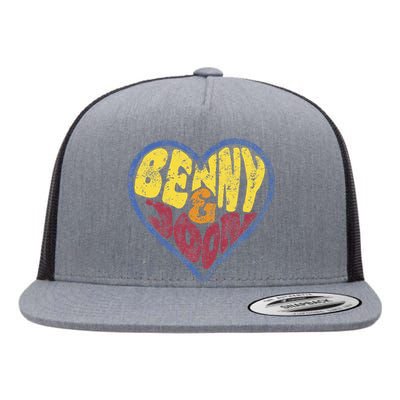 Benny & Joon Coorful Heart Shaped Flat Bill Trucker Hat