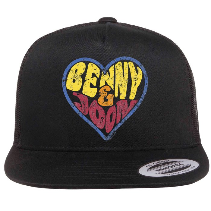 Benny & Joon Coorful Heart Shaped Flat Bill Trucker Hat