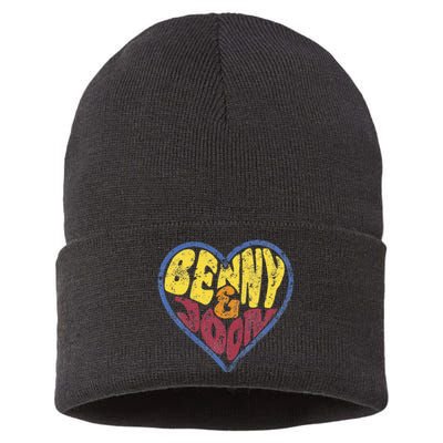 Benny & Joon Coorful Heart Shaped Sustainable Knit Beanie