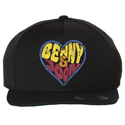 Benny & Joon Coorful Heart Shaped Wool Snapback Cap