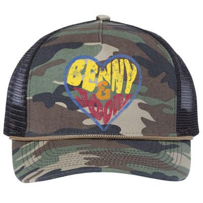 Benny & Joon Coorful Heart Shaped Retro Rope Trucker Hat Cap