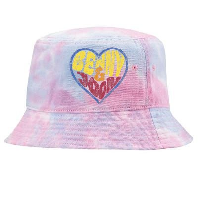 Benny & Joon Coorful Heart Shaped Tie-Dyed Bucket Hat