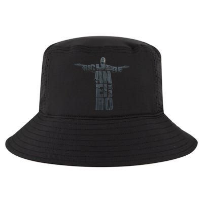 Brazil Jesus Christ Rio De Janeiro Cristo Souvenir Cool Comfort Performance Bucket Hat