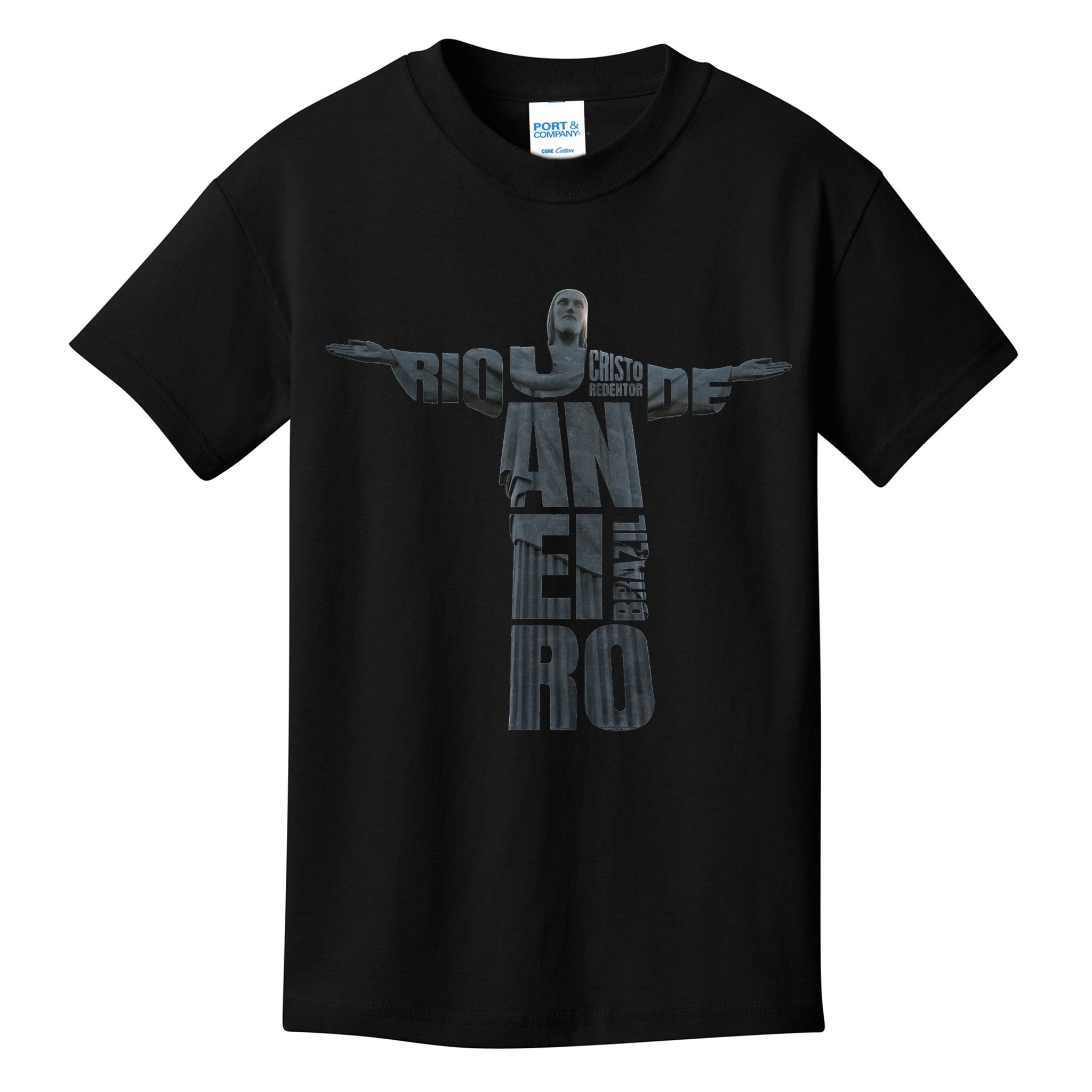 Brazil Jesus Christ Rio De Janeiro Cristo Souvenir Kids T-Shirt