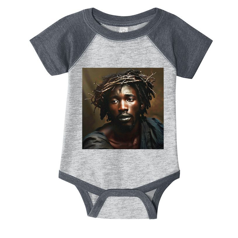 Black Jesus Christianity Church Christ Jesus Infant Baby Jersey Bodysuit