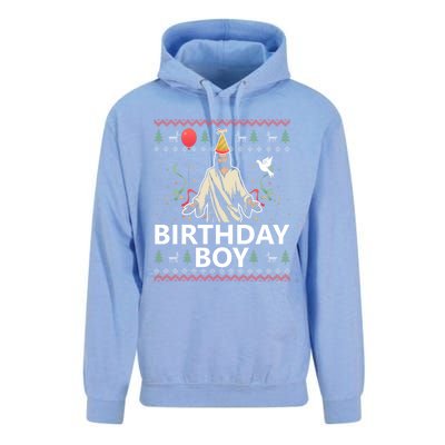 Birthday Jesus Christ Christmas Sweater Funny Jesus Gift Unisex Surf Hoodie