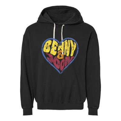 Benny & Joon Coorful Heart Shaped Garment-Dyed Fleece Hoodie