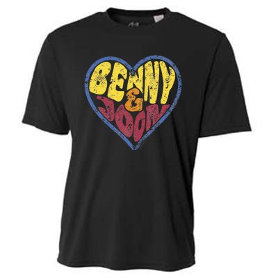 Benny & Joon Coorful Heart Shaped Cooling Performance Crew T-Shirt