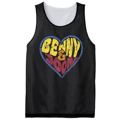 Benny & Joon Coorful Heart Shaped Mesh Reversible Basketball Jersey Tank