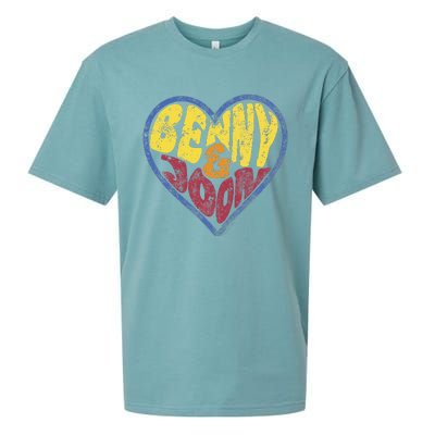 Benny & Joon Coorful Heart Shaped Sueded Cloud Jersey T-Shirt