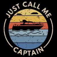 Boat Just Call Me Captain Cooling Performance Crew T-Shirt
