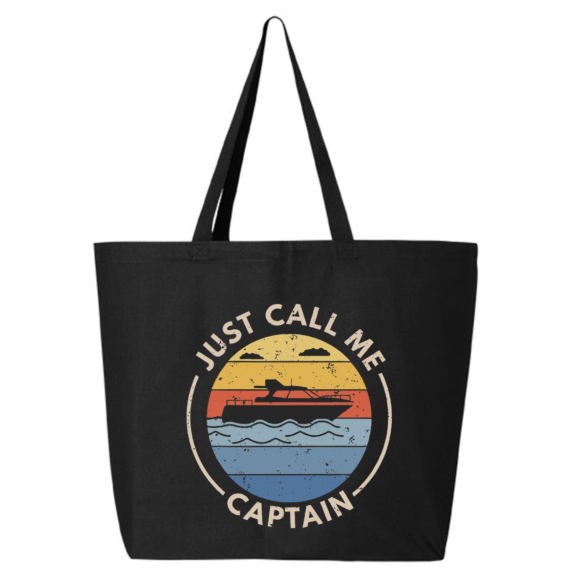 Boat Just Call Me Captain 25L Jumbo Tote