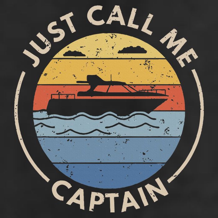 Boat Just Call Me Captain 25L Jumbo Tote